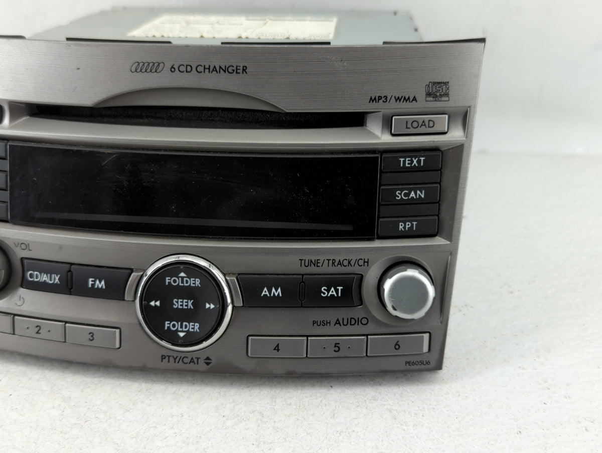 2010-2012 Subaru Legacy Am Fm Cd Player Radio Receiver 517831 - Oemusedautoparts1.com