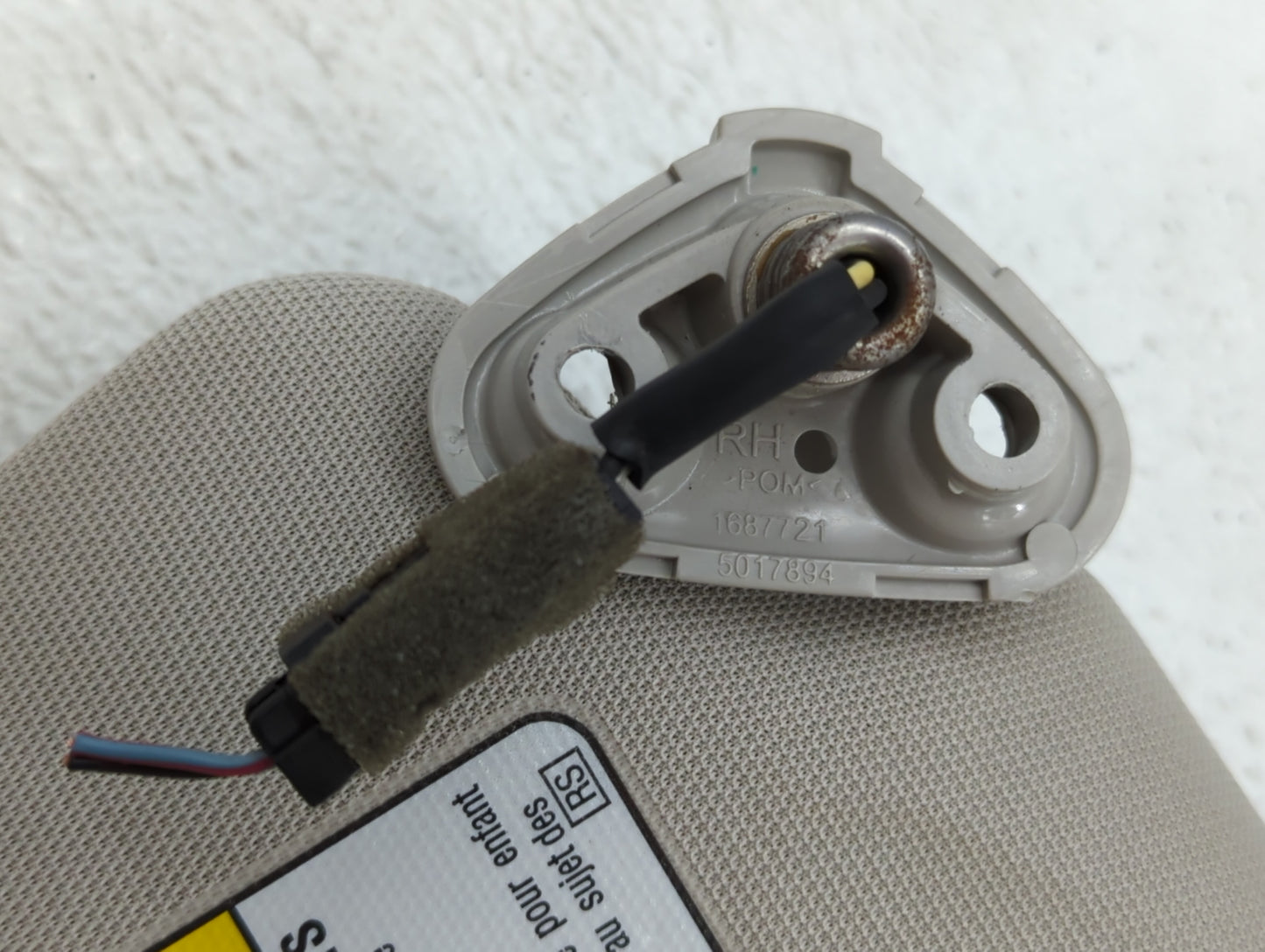 2010-2014 Subaru Legacy Sun Visor Shade Replacement Passenger Right Mirror Fits Fits 2010 2011 2012 2013 2014 OEM Used Auto 