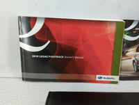 2010 Subaru Legacy Owners Manual Book Guide OEM Used Auto Parts - Oemusedautoparts1.com