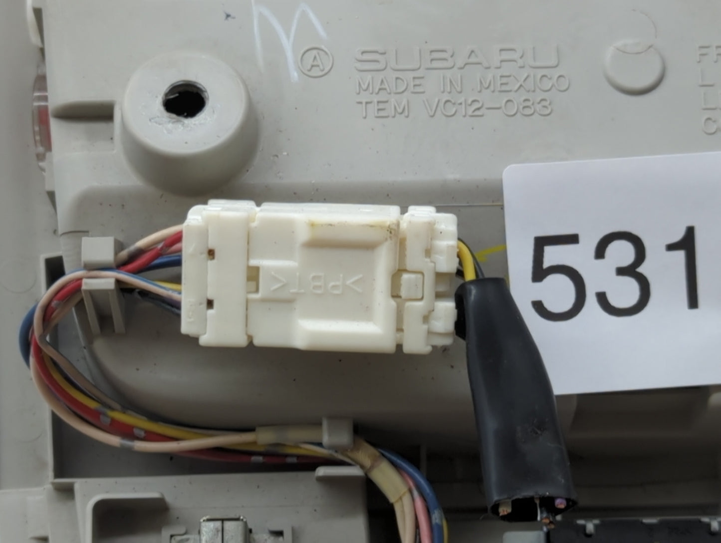 2010-2012 Subaru Legacy Overhead Roof Console - Oemusedautoparts1.com
