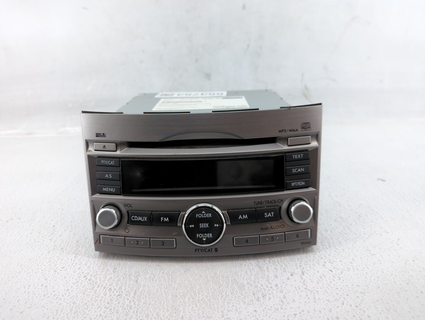 2010-2012 Subaru Legacy Am Fm Cd Player Radio Receiver - Oemusedautoparts1.com