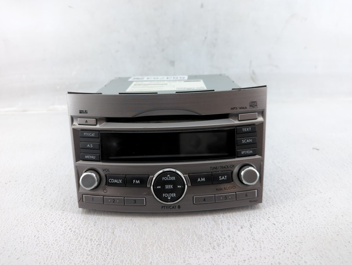 2010-2012 Subaru Legacy Am Fm Cd Player Radio Receiver - Oemusedautoparts1.com