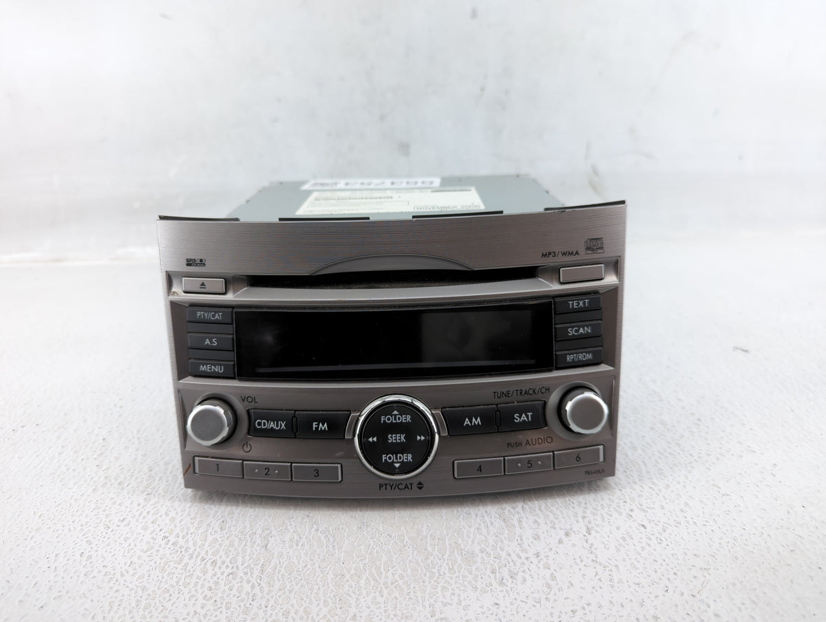 2010-2012 Subaru Legacy Am Fm Cd Player Radio Receiver 553753 - Oemusedautoparts1.com
