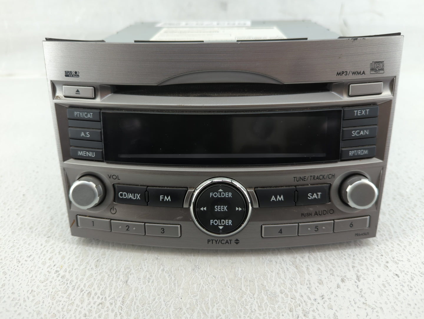 2010-2012 Subaru Legacy Am Fm Cd Player Radio Receiver - Oemusedautoparts1.com