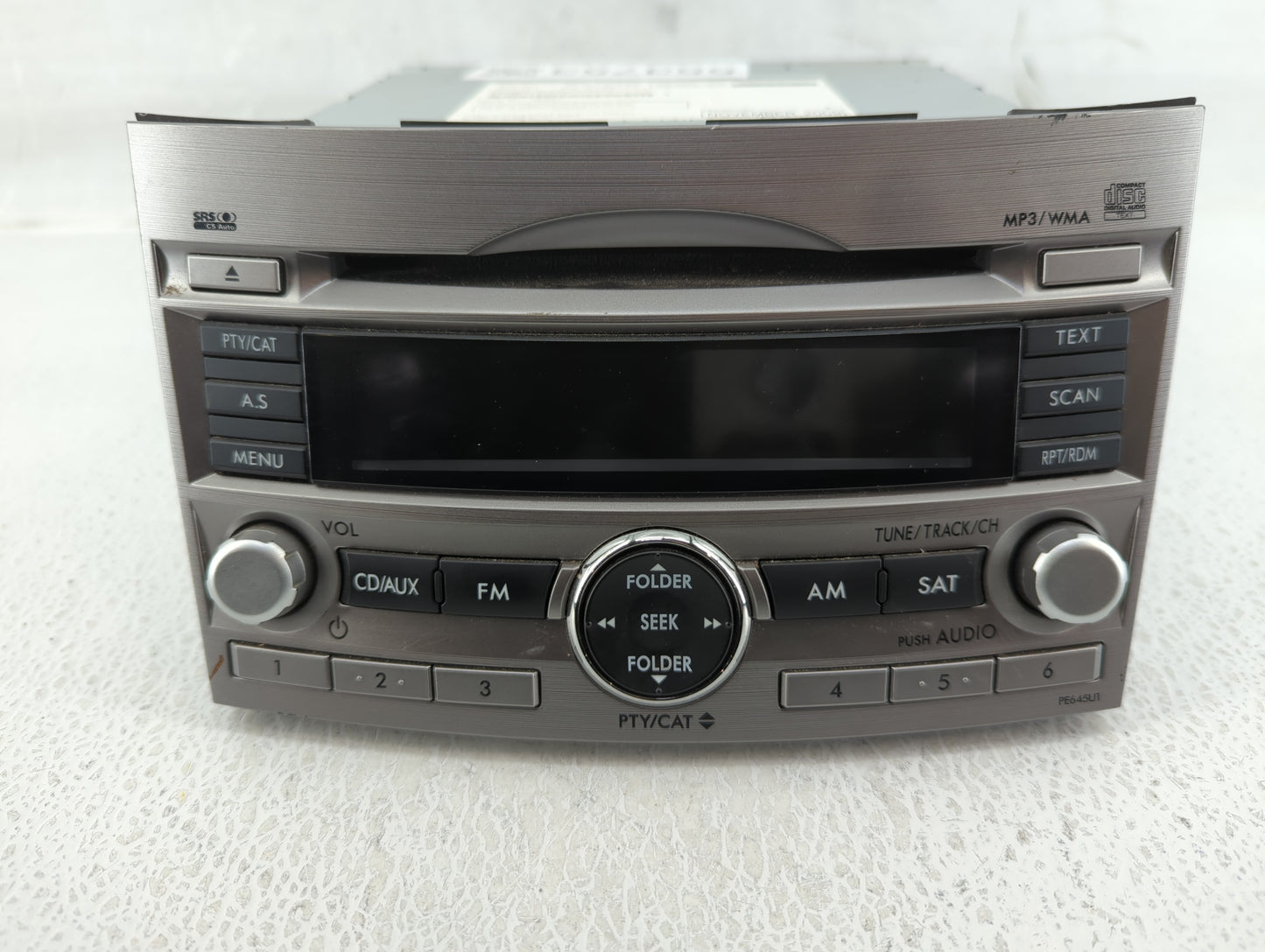 2010-2012 Subaru Legacy Am Fm Cd Player Radio Receiver - Oemusedautoparts1.com