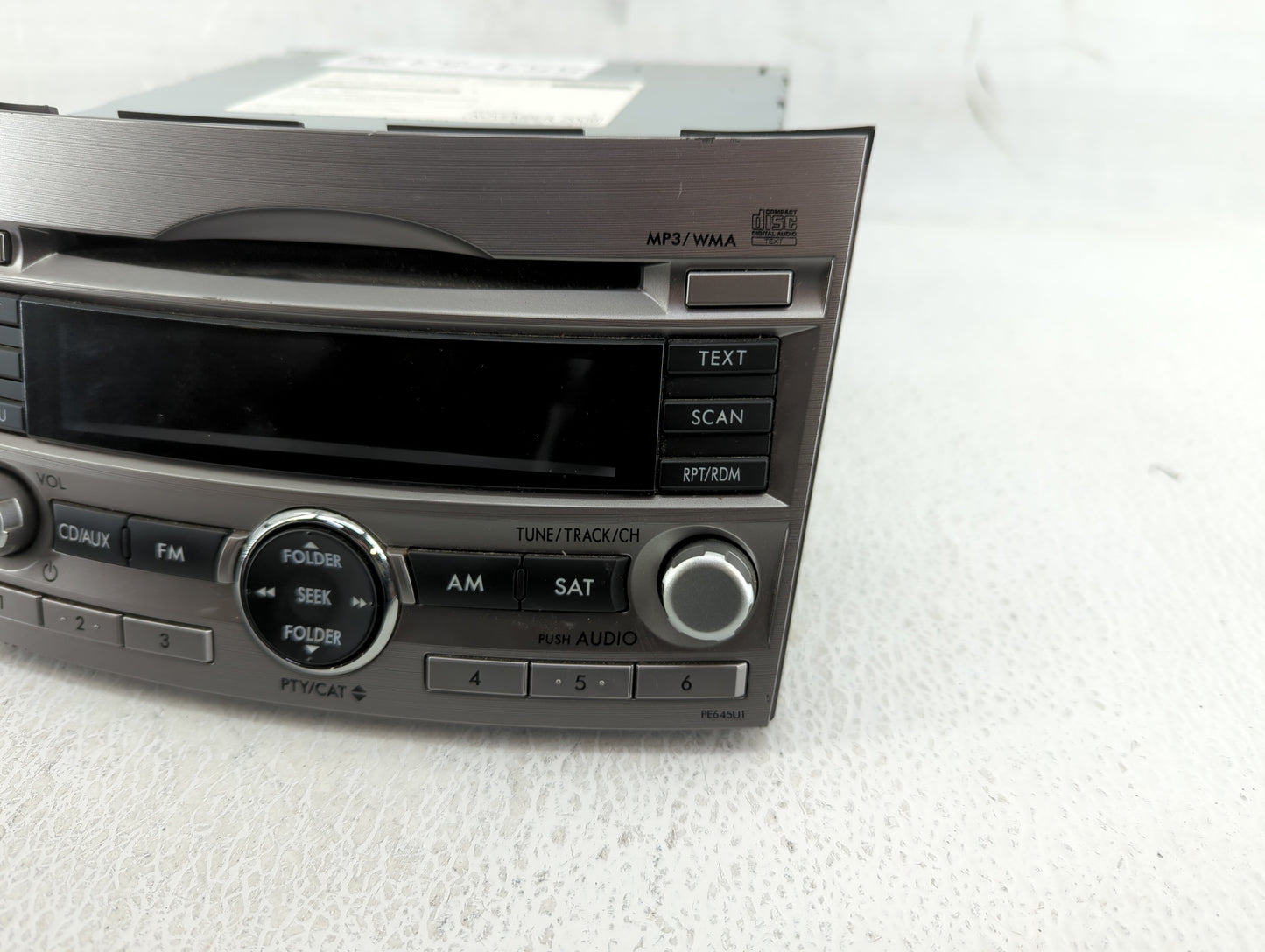 2010-2012 Subaru Legacy Am Fm Cd Player Radio Receiver - Oemusedautoparts1.com