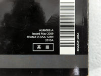2010 Subaru Legacy Owners Manual Book Guide OEM Used Auto Parts - Oemusedautoparts1.com