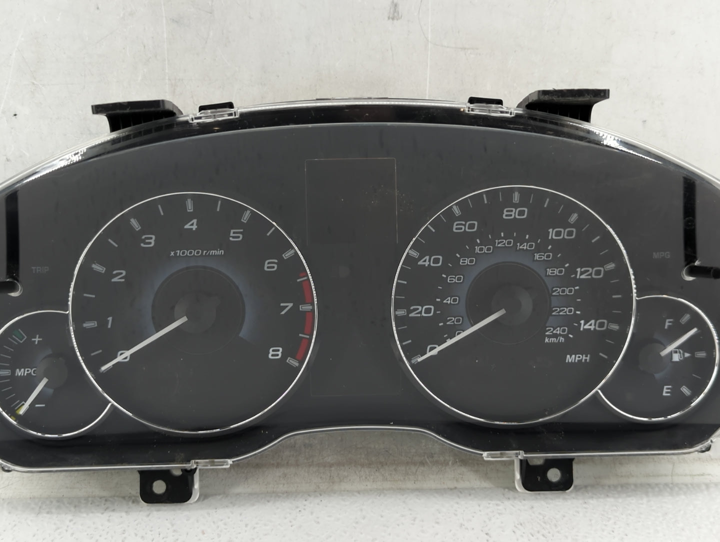 2010 Subaru Legacy Instrument Cluster Speedometer Gauges P/N:85002AJ05A Fits OEM Used Auto Parts - Oemusedautoparts1.com
