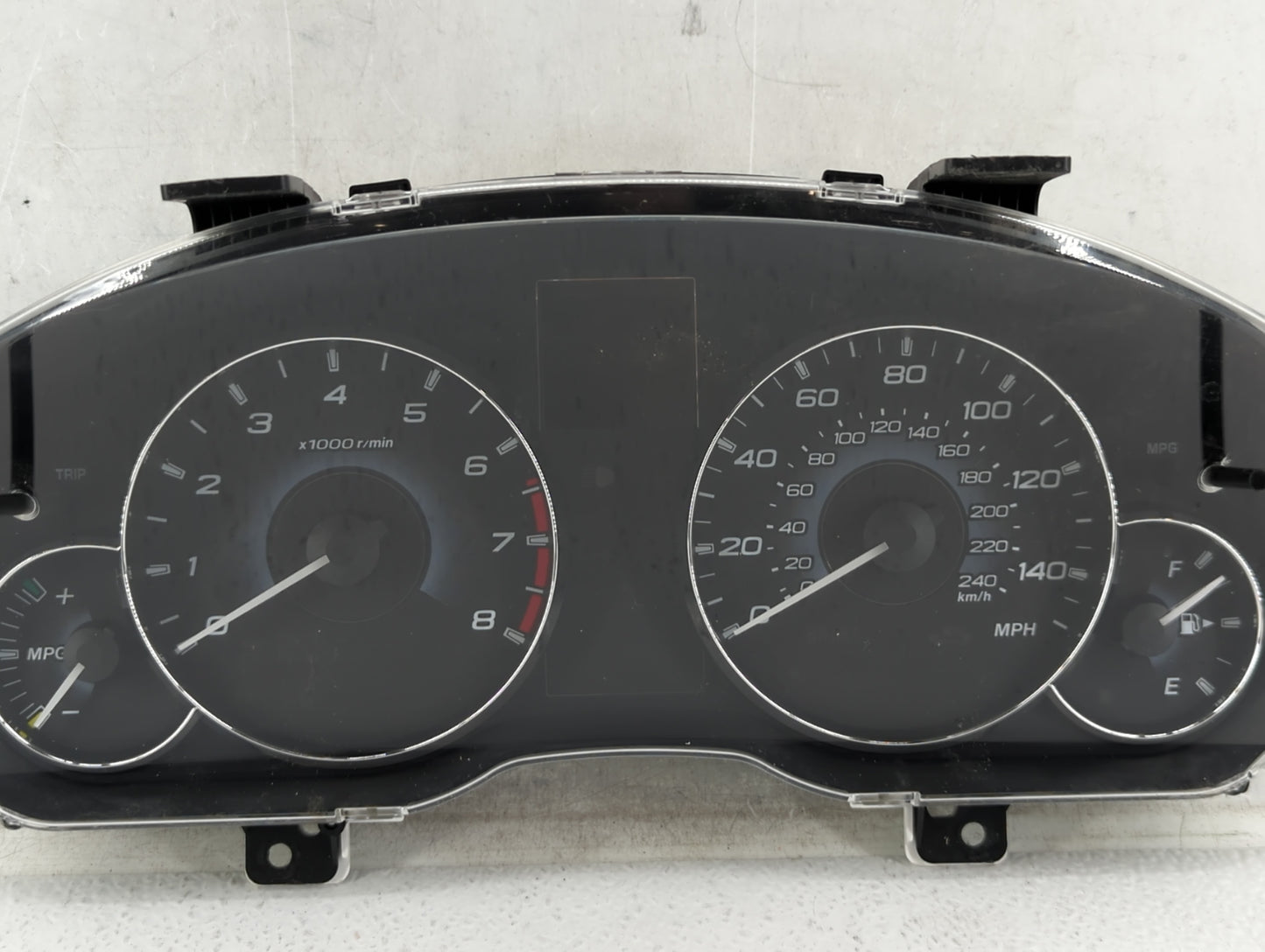 2010 Subaru Legacy Instrument Cluster Speedometer Gauges P/N:85002AJ05A Fits OEM Used Auto Parts - Oemusedautoparts1.com