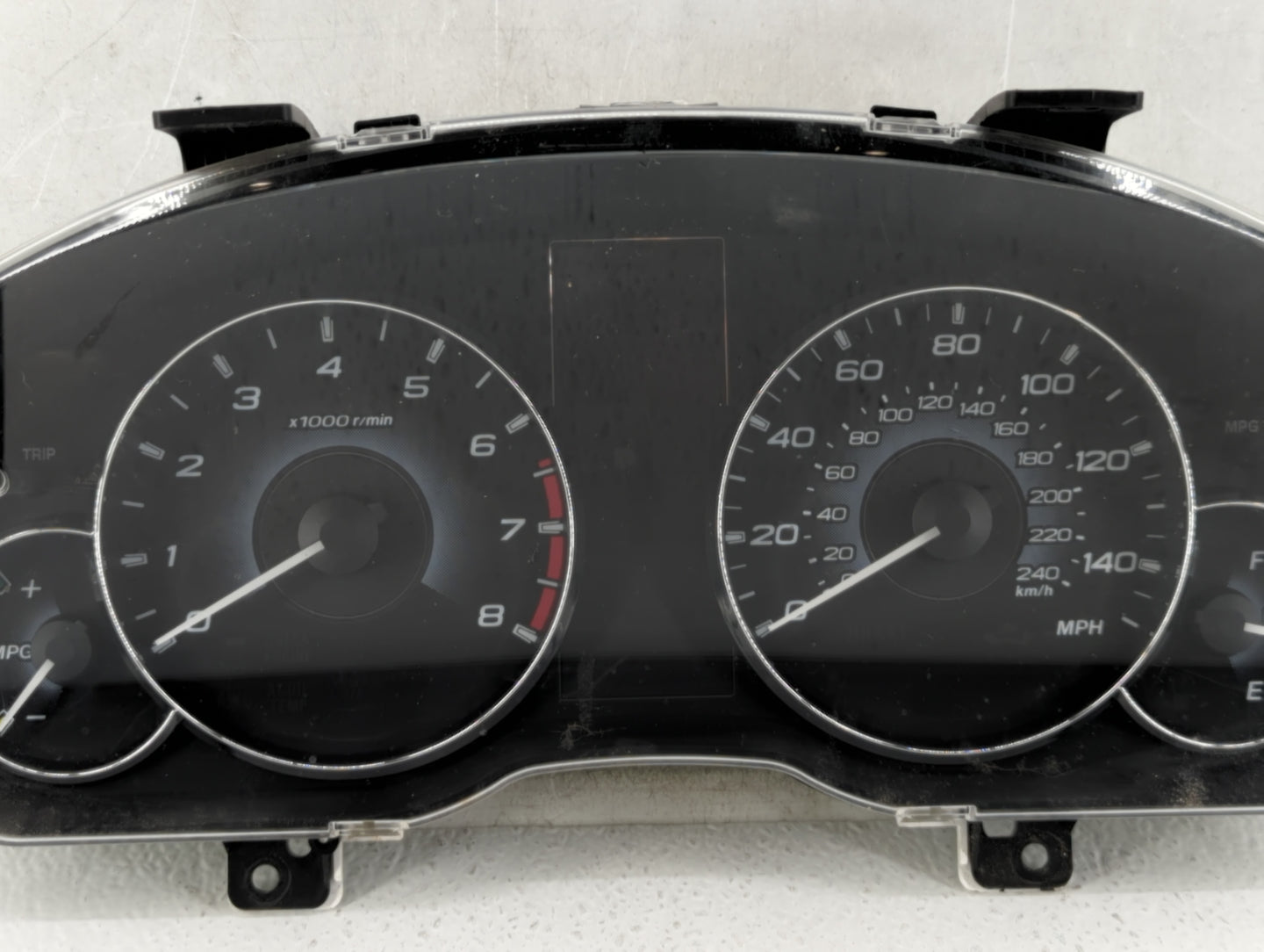 2010 Subaru Legacy Instrument Cluster Speedometer Gauges P/N:85002AJ05A Fits OEM Used Auto Parts - Oemusedautoparts1.com