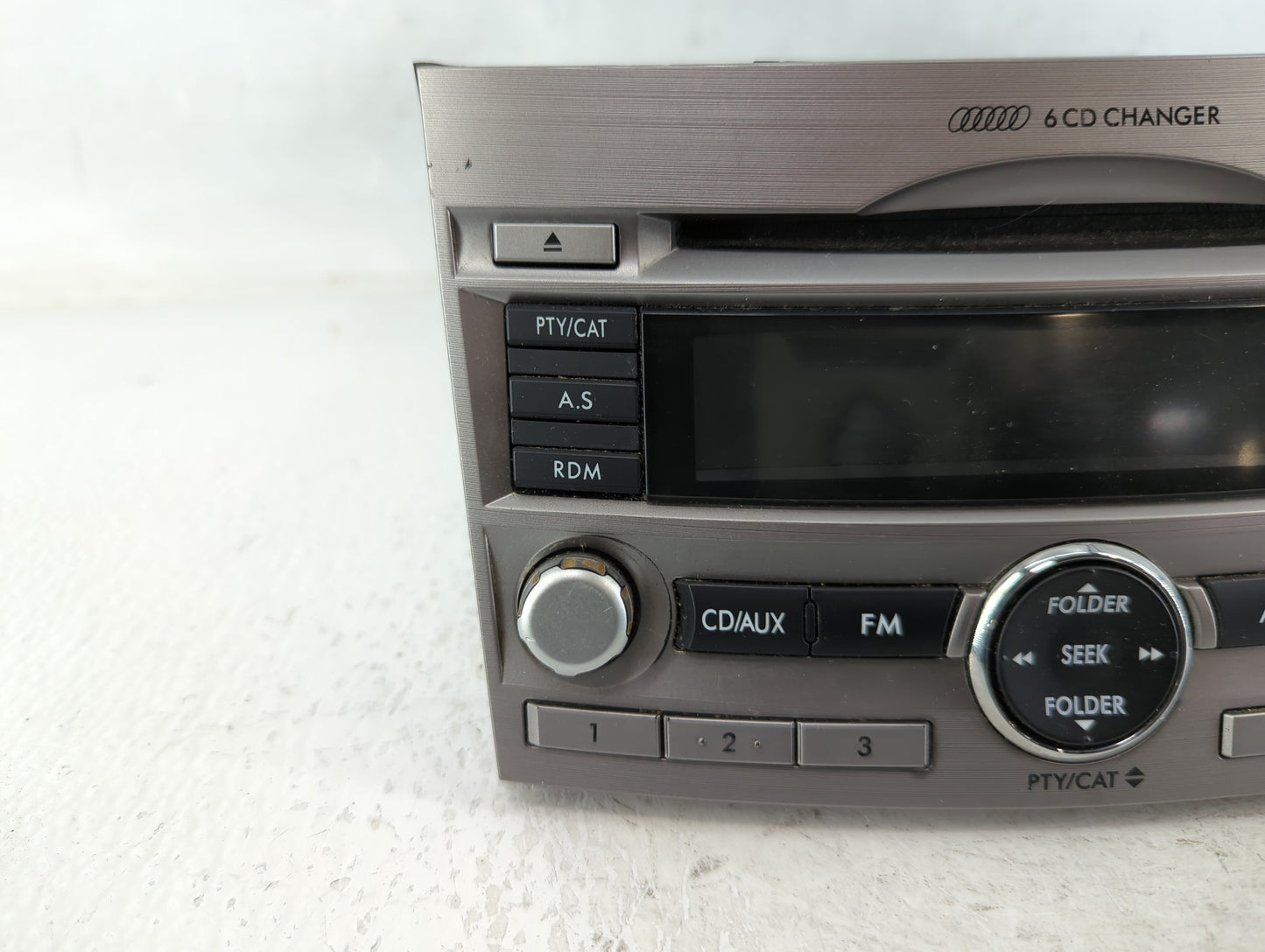 2010-2012 Subaru Legacy Radio AM FM Cd Player Receiver Replacement Fits Fits 2010 2011 2012 OEM Used Auto Parts - Oemusedaut
