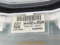 2010 Subaru Legacy Instrument Cluster Speedometer Gauges P/N:85002AJ05A Fits OEM Used Auto Parts - Oemusedautoparts1.com