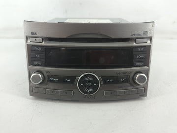 2010-2012 Subaru Legacy Radio AM FM Cd Player Receiver Replacement P/N:86201AJ64A Fits Fits 2010 2011 2012 OEM Used Auto Par