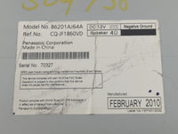 2010-2012 Subaru Legacy Radio AM FM Cd Player Receiver Replacement P/N:86201AJ64A Fits Fits 2010 2011 2012 OEM Used Auto Par