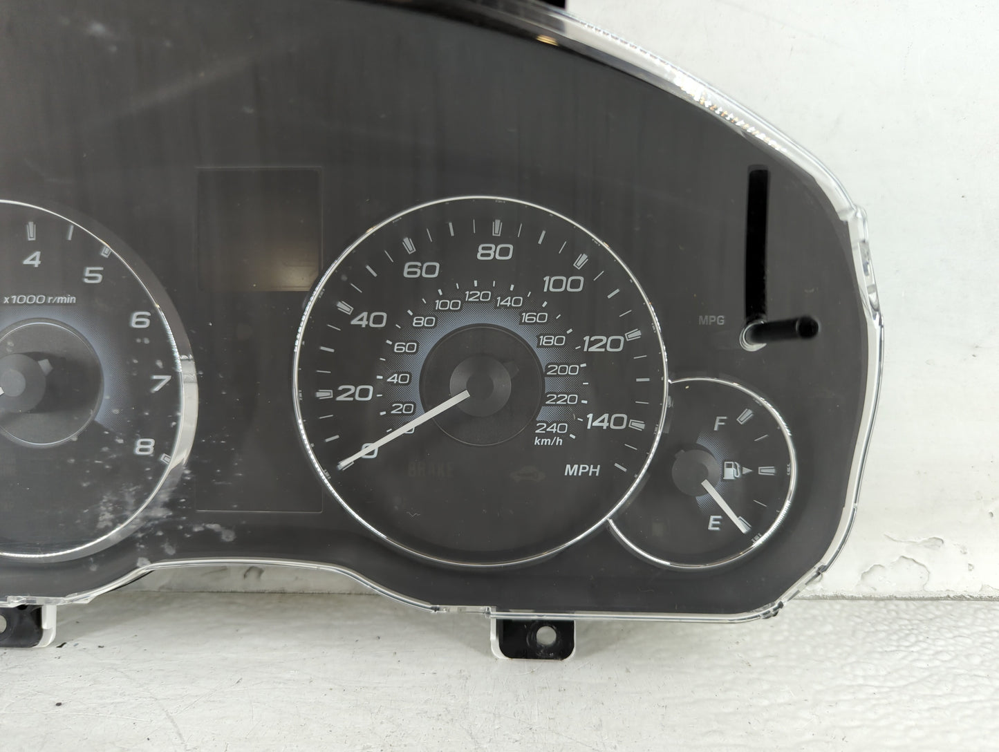 2010 Subaru Legacy Instrument Cluster Speedometer Gauges P/N:85002AJ05A Fits OEM Used Auto Parts - Oemusedautoparts1.com