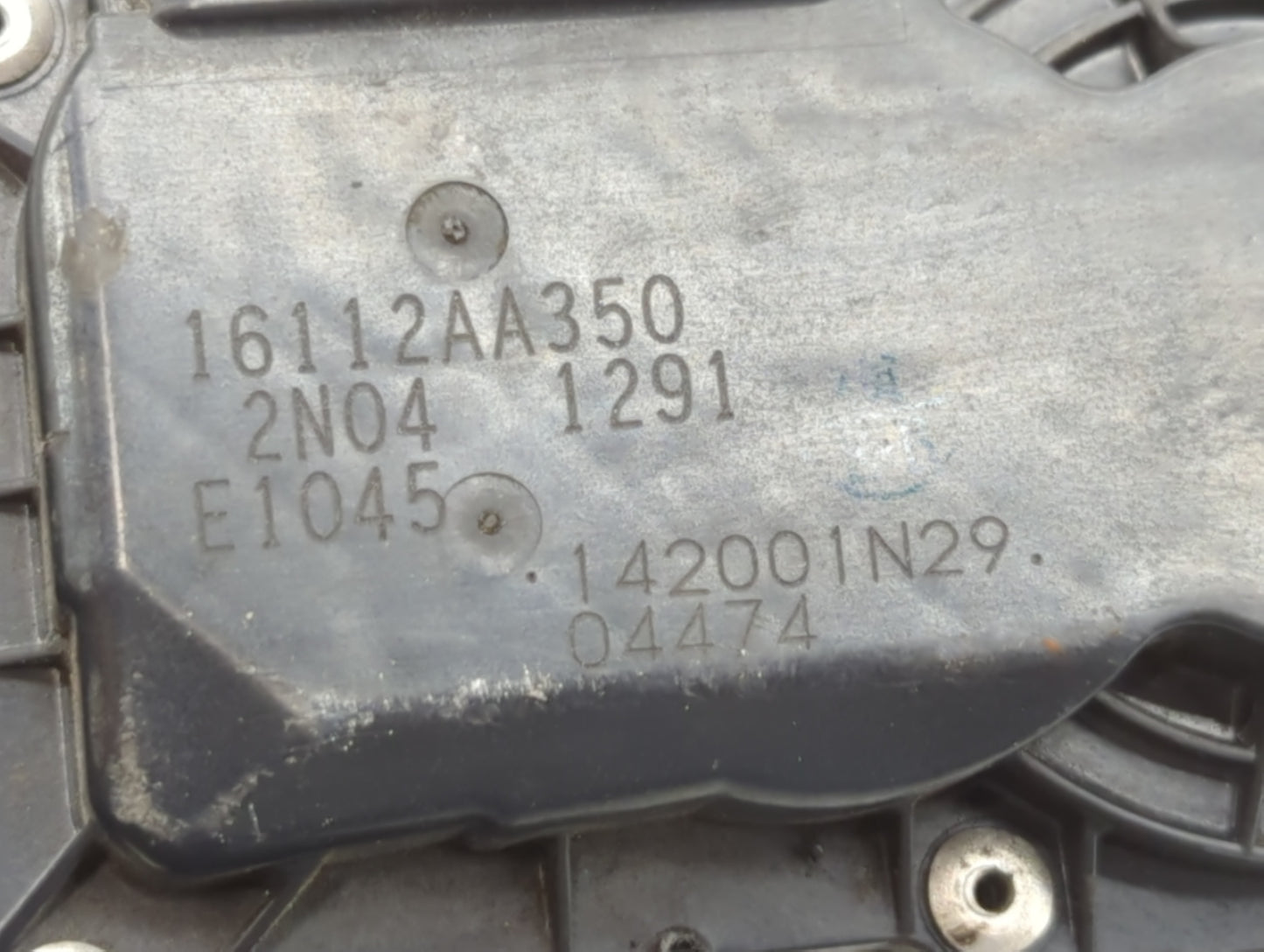 2010-2012 Subaru Legacy Throttle Body P/N:E1569 3M19 1290, 16112AA350 Fits Fits 2010 2011 2012 OEM Used Auto Parts - Oemused