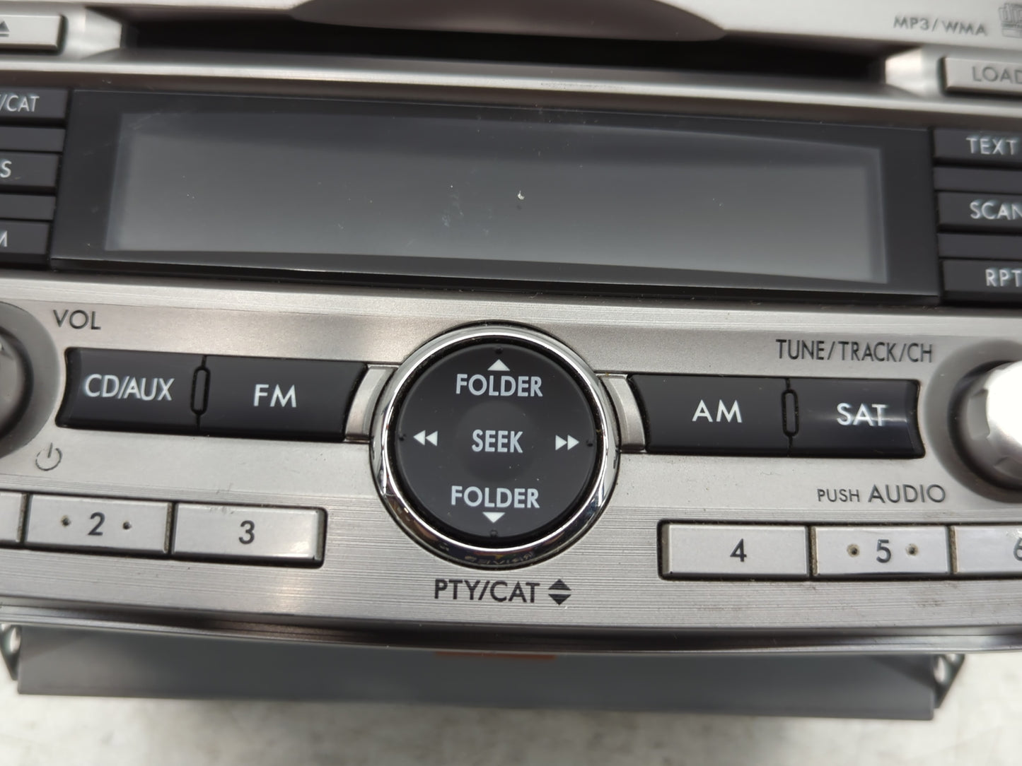 2010-2012 Subaru Legacy Radio AM FM Cd Player Receiver Replacement P/N:86201 AJ60A Fits Fits 2010 2011 2012 OEM Used Auto Pa