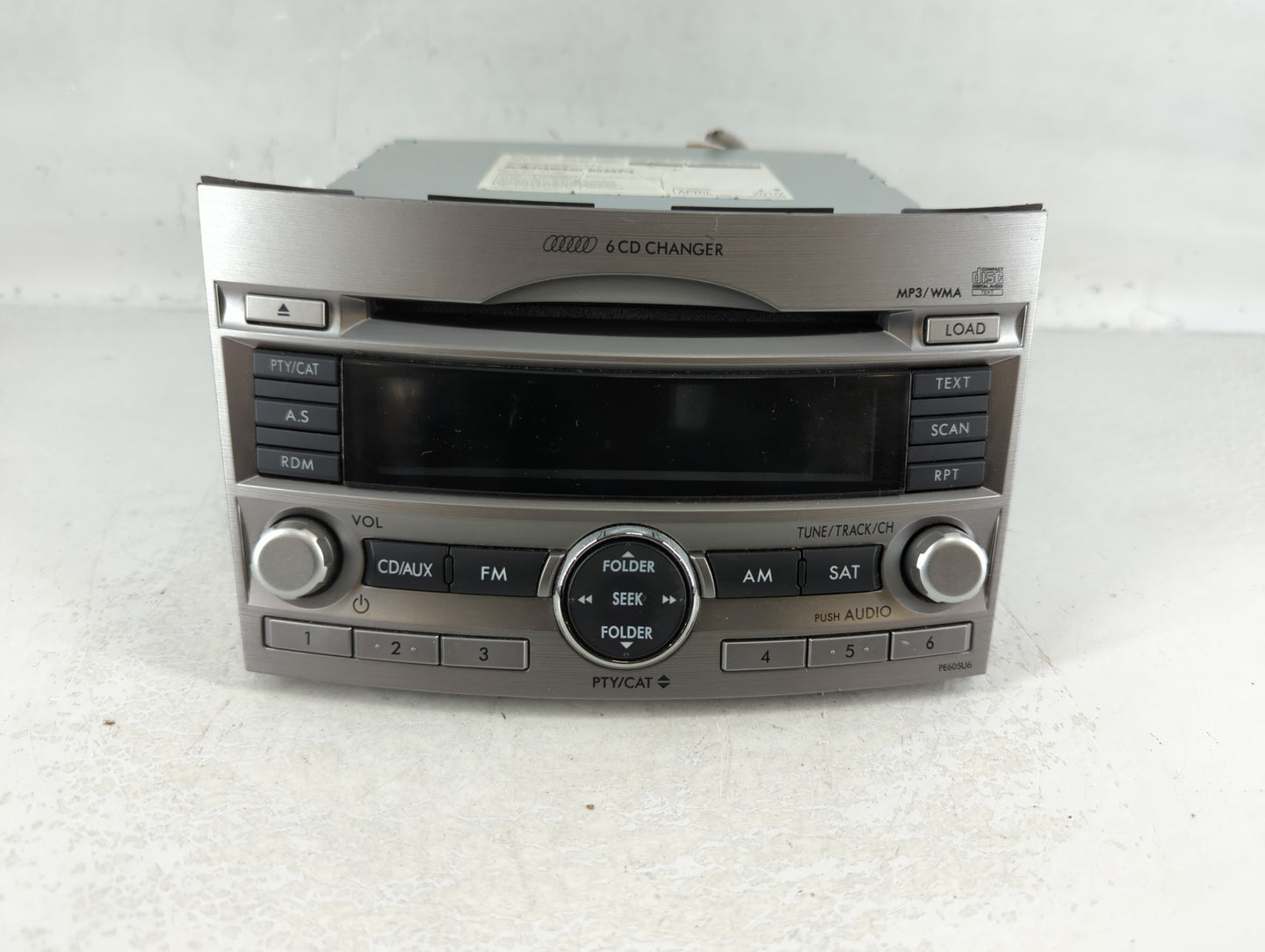 2010-2012 Subaru Legacy Am Fm Cd Player Radio Receiver - Oemusedautoparts1.com