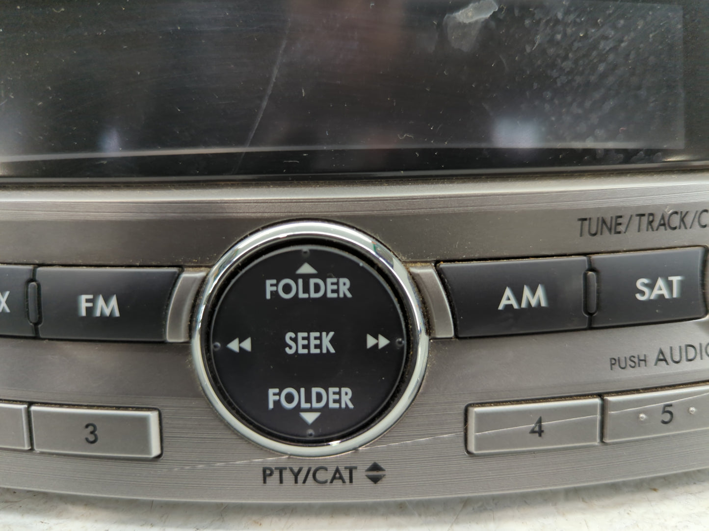 2010-2012 Subaru Legacy Radio AM FM Cd Player Receiver Replacement P/N:86201AJ60A Fits Fits 2010 2011 2012 OEM Used Auto Par
