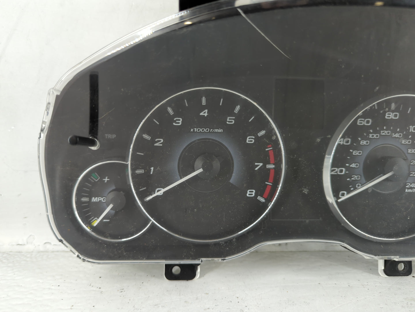 2010 Subaru Legacy Instrument Cluster Speedometer Gauges P/N:85002AJ05A Fits OEM Used Auto Parts - Oemusedautoparts1.com