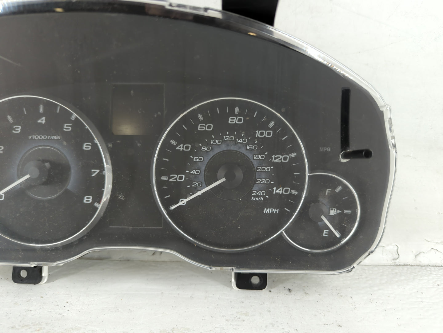 2010 Subaru Legacy Instrument Cluster Speedometer Gauges P/N:85002AJ05A Fits OEM Used Auto Parts - Oemusedautoparts1.com