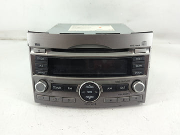 2010-2012 Subaru Legacy Radio AM FM Cd Player Receiver Replacement P/N:86201AJ64A Fits Fits 2010 2011 2012 OEM Used Auto Par