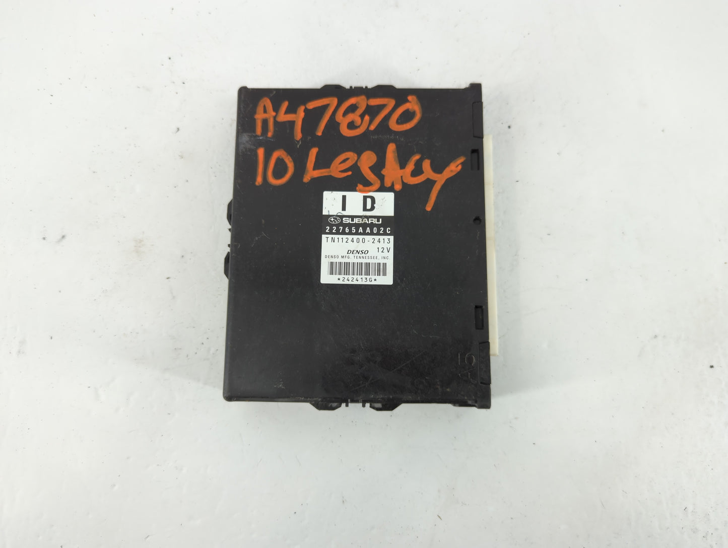 2010 Subaru Legacy PCM Engine Control Computer ECU ECM PCU OEM P/N:22765AA02C Fits OEM Used Auto Parts - Oemusedautoparts1.c