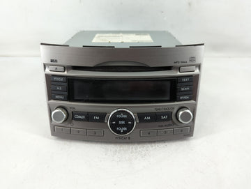 2010-2012 Subaru Legacy Radio AM FM Cd Player Receiver Replacement P/N:86201AJ64A Fits Fits 2010 2011 2012 OEM Used Auto Par