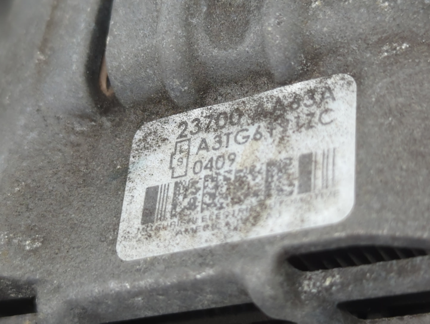 2010-2012 Subaru Legacy Alternator Replacement Generator Charging Assembly Engine OEM P/N:A3TG6191ZC 23700 AA63A Fits OEM Us