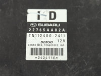 2010 Subaru Legacy PCM Engine Control Computer ECU ECM PCU OEM P/N:TN112400-2411 22765AA02A Fits OEM Used Auto Parts - Oemus
