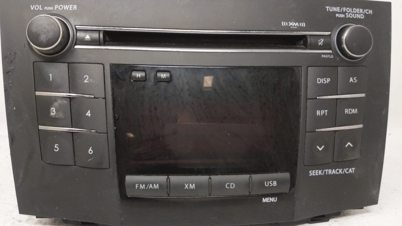 2010-2013 Suzuki Kizashi Radio AM FM Cd Player Receiver Replacement P/N:39101-57L00 Fits Fits 2010 2011 2012 2013 OEM Used A