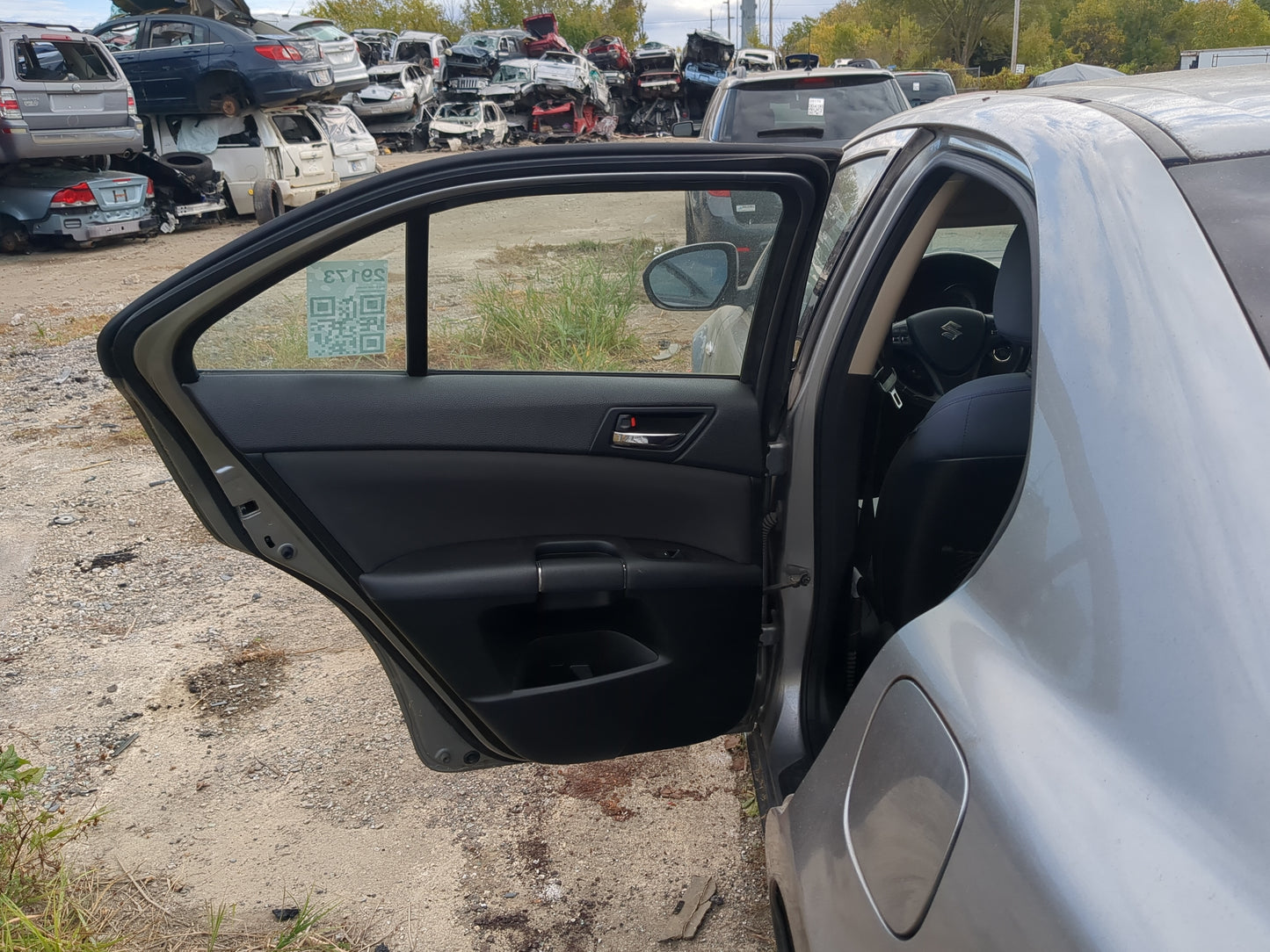 2010-2013 Suzuki Kizashi Driver Rear Door Oem - Oemusedautoparts1.com