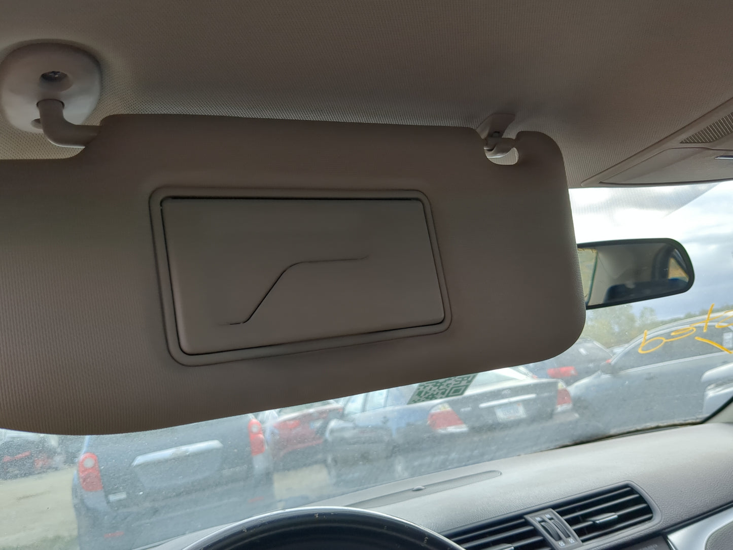 2010-2013 Suzuki Kizashi Sun Visor Shade Replacement Driver Left Mirror Fits Fits 2010 2011 2012 2013 OEM Used Auto Parts - 