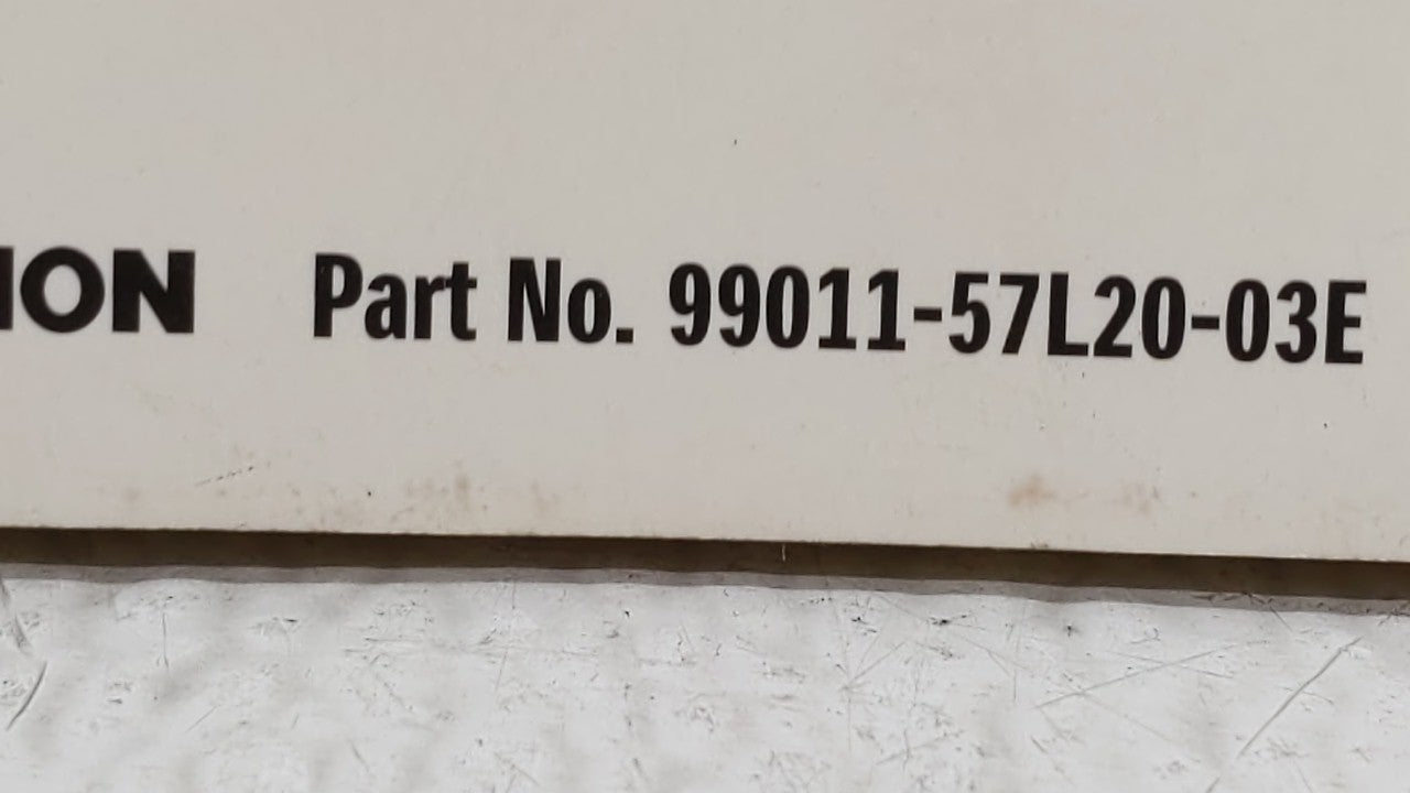2010 Suzuki Kizashi Owners Manual Book Guide OEM Used Auto Parts - Oemusedautoparts1.com
