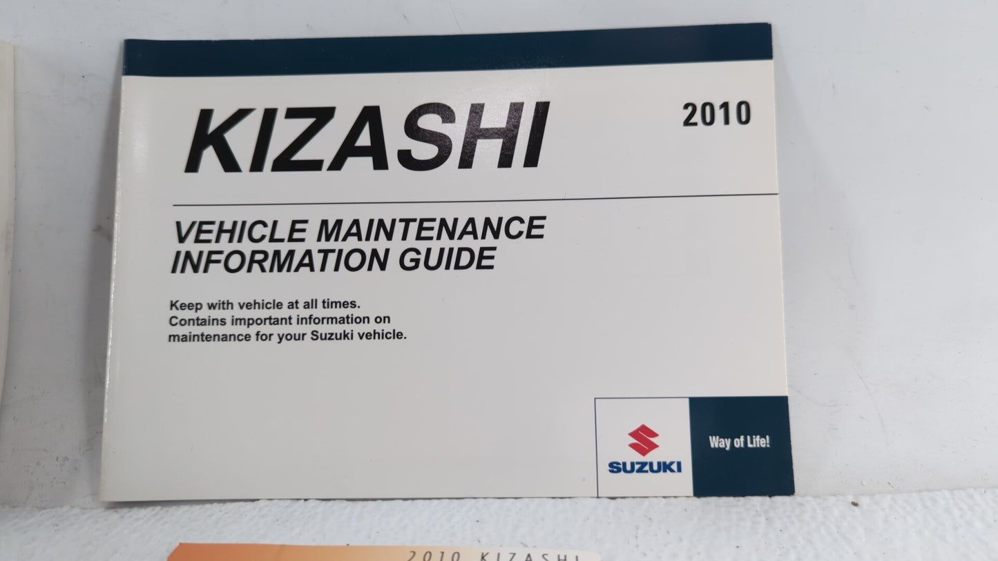 2010 Suzuki Kizashi Owners Manual Book Guide OEM Used Auto Parts - Oemusedautoparts1.com