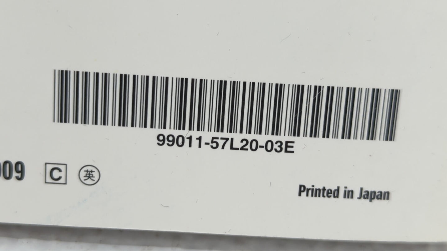 2010 Suzuki Kizashi Owners Manual Book Guide OEM Used Auto Parts - Oemusedautoparts1.com