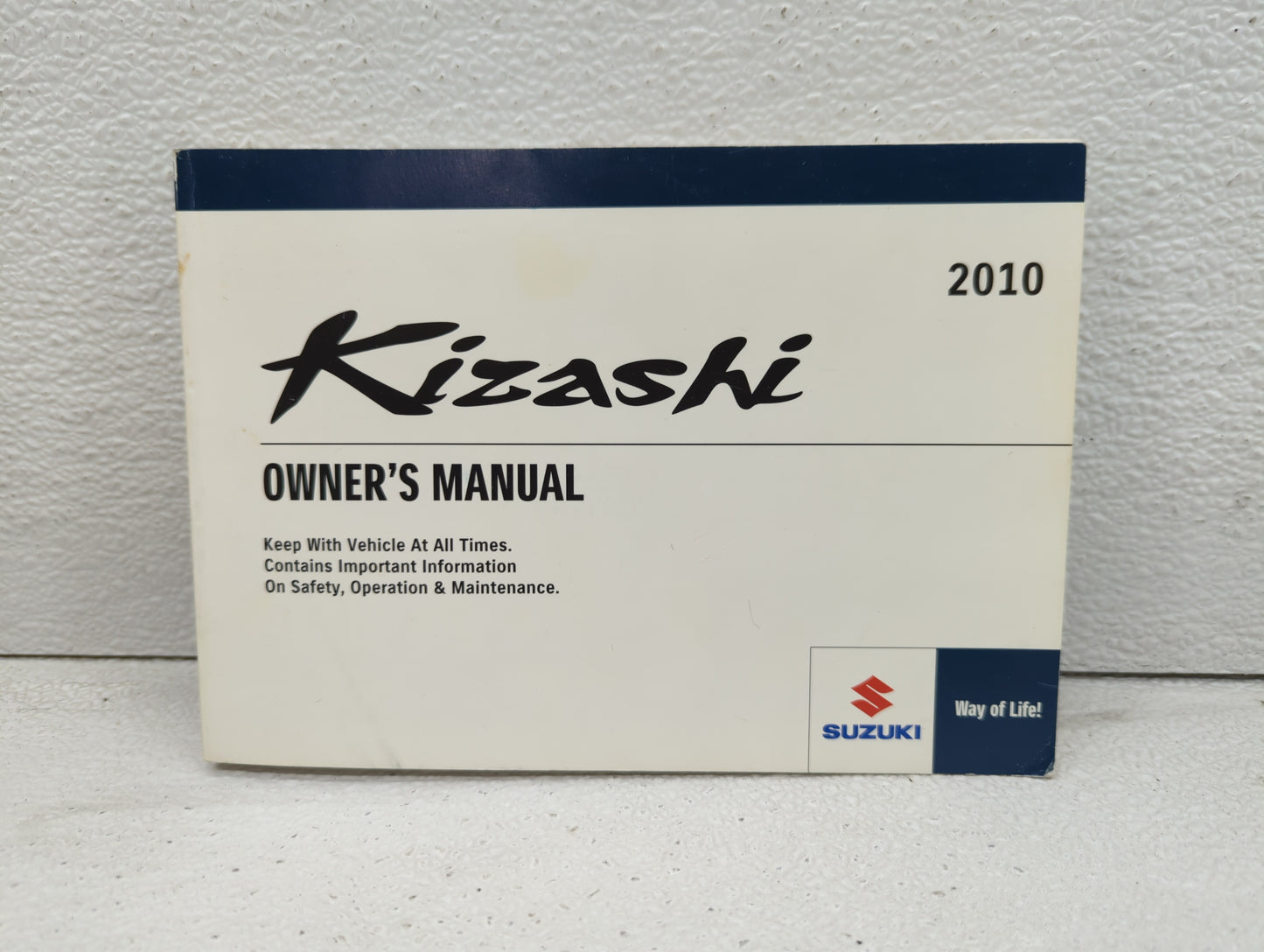 2010 Suzuki Kizashi Owners Manual Book Guide OEM Used Auto Parts - Oemusedautoparts1.com
