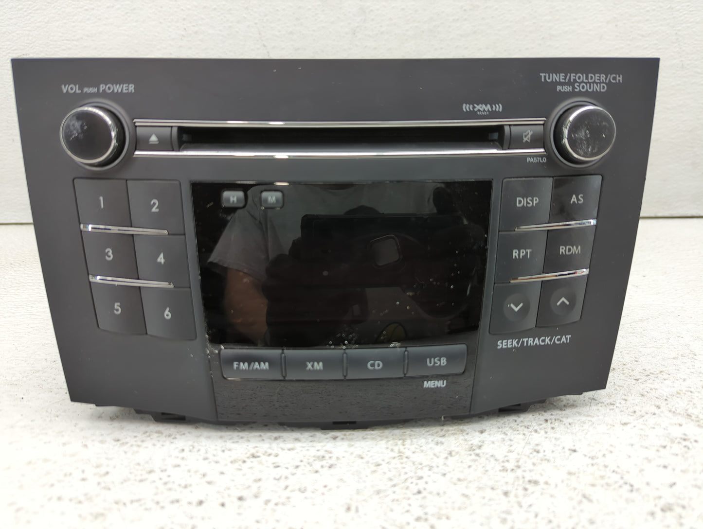2010-2013 Suzuki Kizashi Radio AM FM Cd Player Receiver Replacement P/N:39101-57L00 Fits Fits 2010 2011 2012 2013 OEM Used A