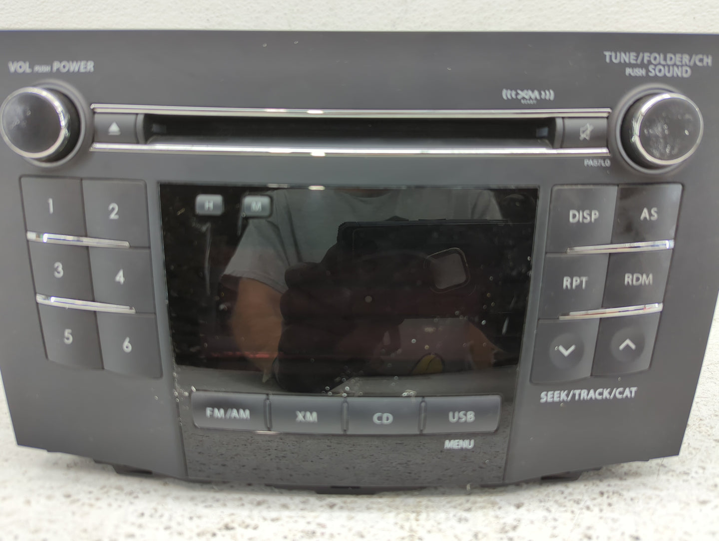 2010-2013 Suzuki Kizashi Radio AM FM Cd Player Receiver Replacement P/N:39101-57L00 Fits Fits 2010 2011 2012 2013 OEM Used A