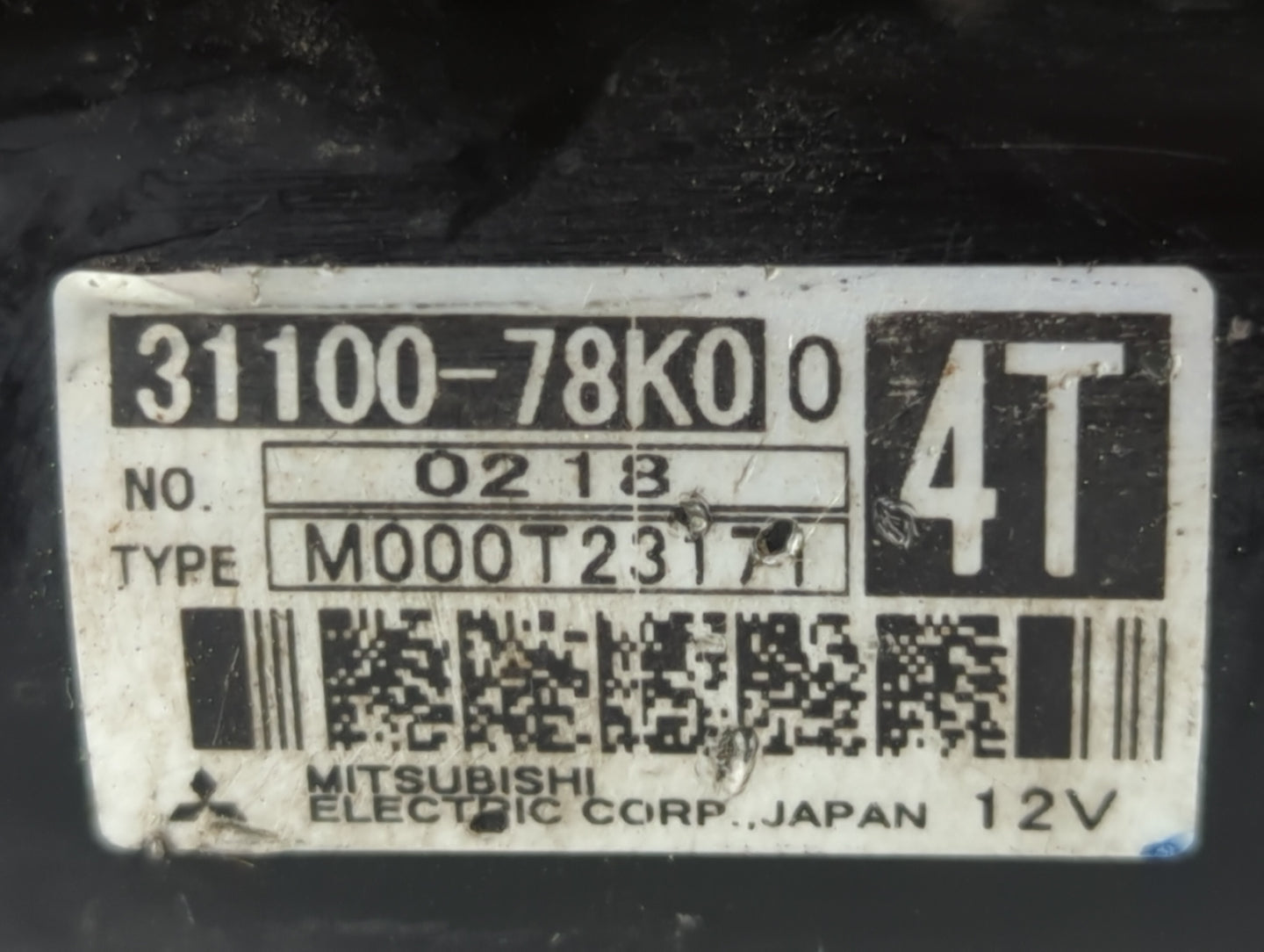 2010-2013 Suzuki Kizashi Car Starter Motor Solenoid OEM P/N:M000T23171 31100-78K0 Fits Fits 2009 2010 2011 2012 2013 OEM Use