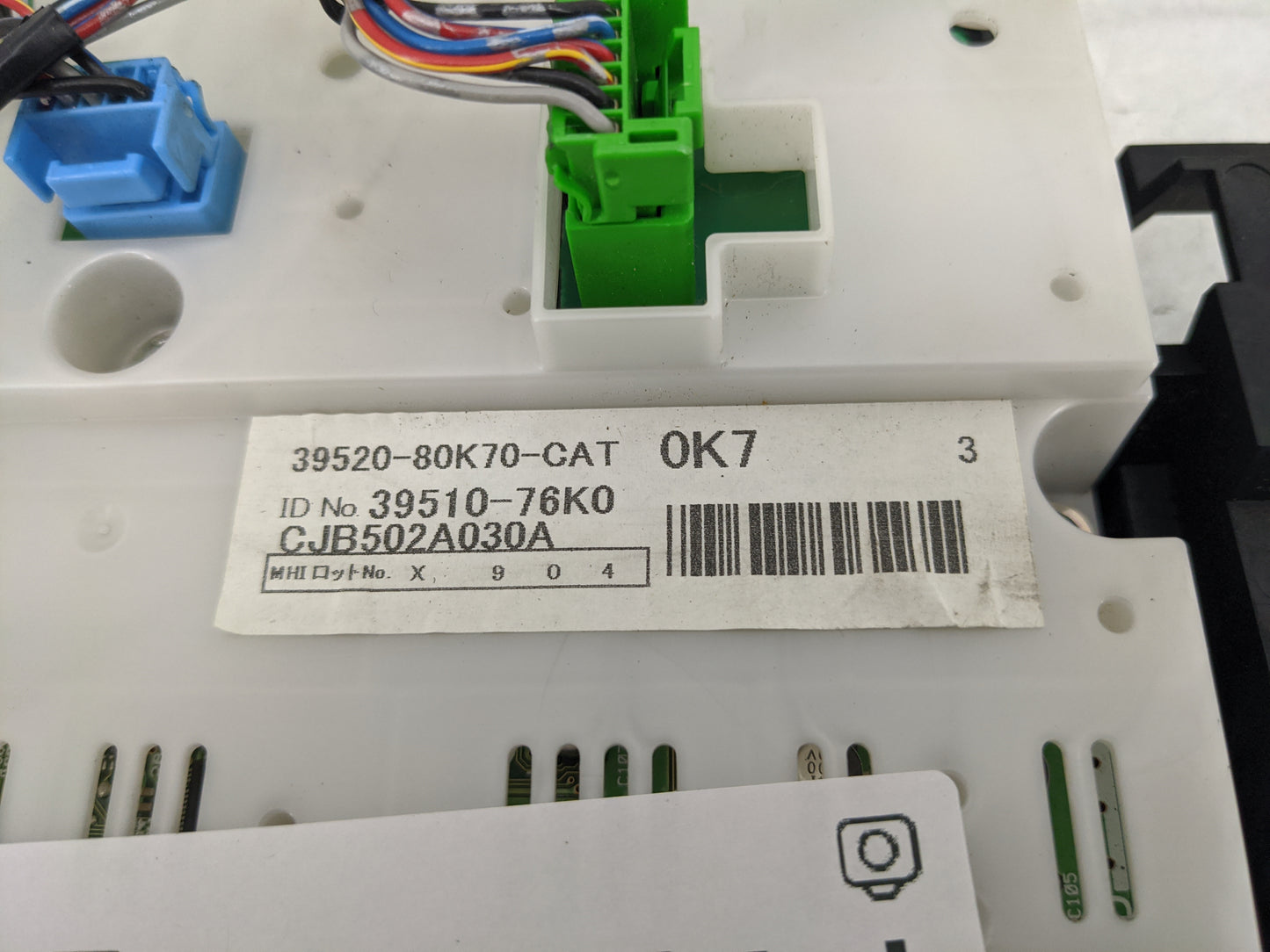 2010 Suzuki Vitara Climate Control Module Temperature AC/Heater Replacement P/N:39520-80K70-CAT 39510-76K0 Fits Fits 2011 OE