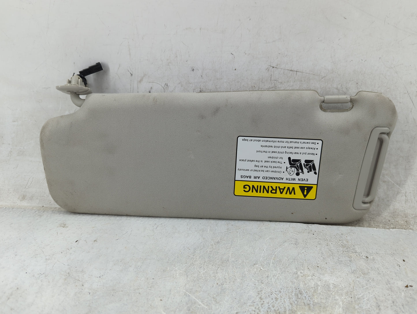 2010 Toyota 4runner Sun Visor Shade Replacement Passenger Right Mirror Fits OEM Used Auto Parts - Oemusedautoparts1.com