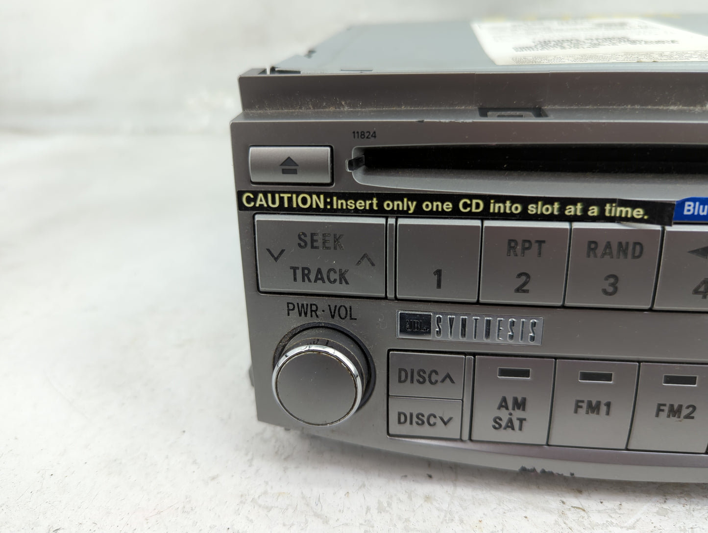 2008-2010 Toyota Avalon Radio AM FM Cd Player Receiver Replacement P/N:86120-07071 123000-0300G101 Fits Fits 2008 2009 2010 