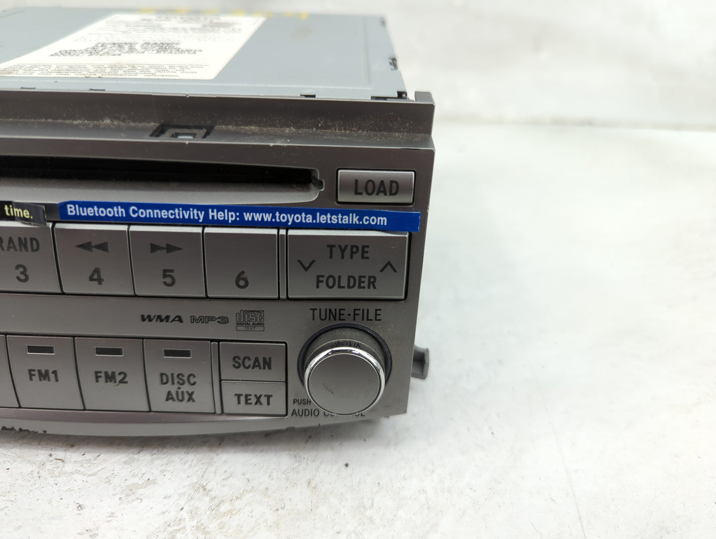 2008-2010 Toyota Avalon Radio AM FM Cd Player Receiver Replacement P/N:86120-07071 123000-0300G101 Fits Fits 2008 2009 2010 