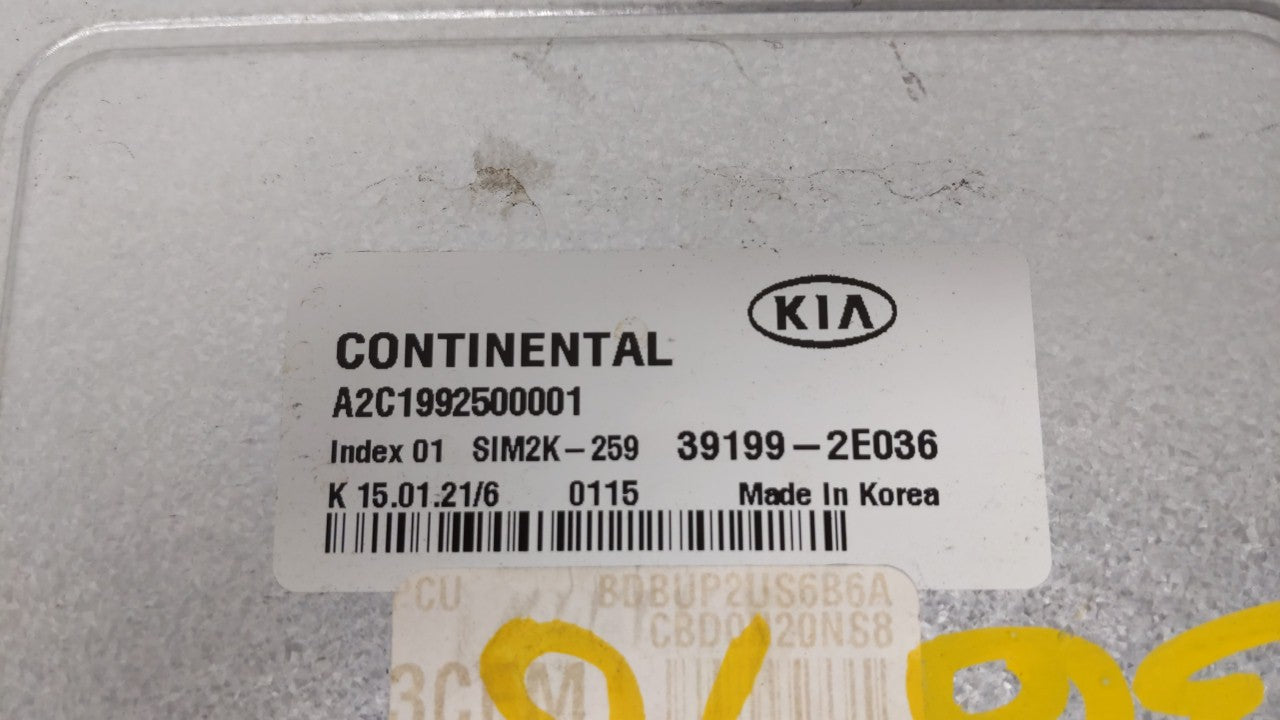2010-2011 Toyota Avalon PCM Engine Control Computer ECU ECM PCU OEM P/N:39199-2E036 Fits Fits 2010 2011 OEM Used Auto Parts 