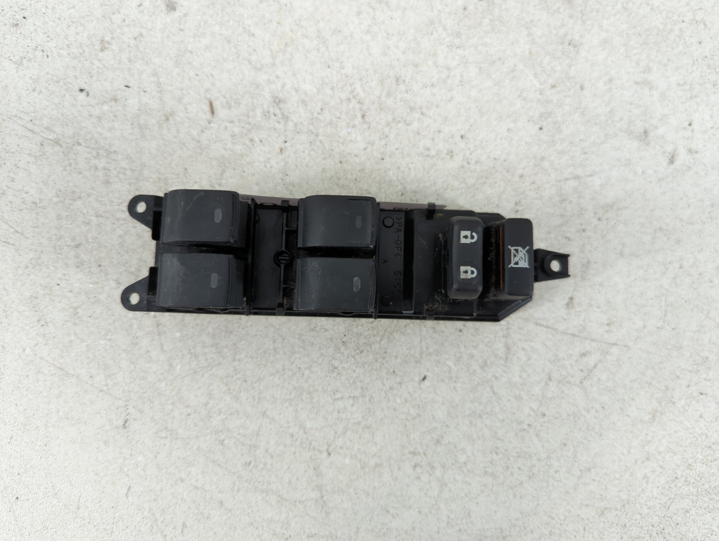 2010-2011 Toyota Camry Master Power Window Switch Replacement Driver Side Left P/N:515512 Fits OEM Used Auto Parts - Oemused