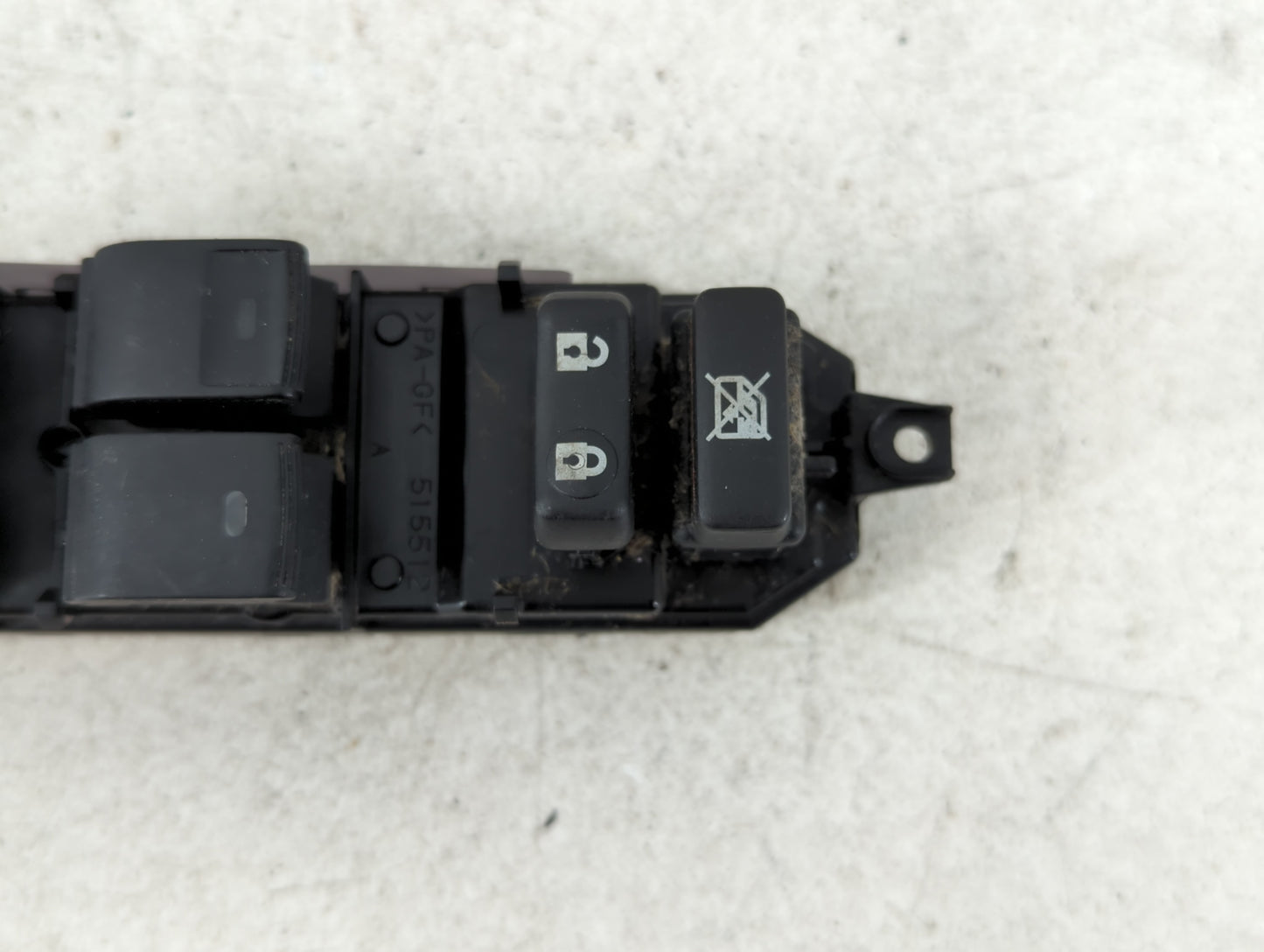 2010-2011 Toyota Camry Master Power Window Switch Replacement Driver Side Left P/N:515512 Fits OEM Used Auto Parts - Oemused