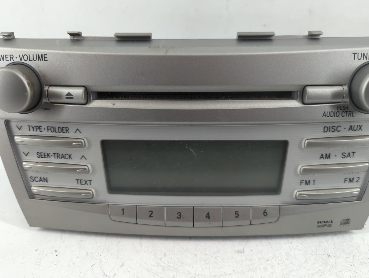 2010-2011 Toyota Camry Radio AM FM Cd Player Receiver Replacement P/N:86120-33D00 Fits Fits 2010 2011 OEM Used Auto Parts - 