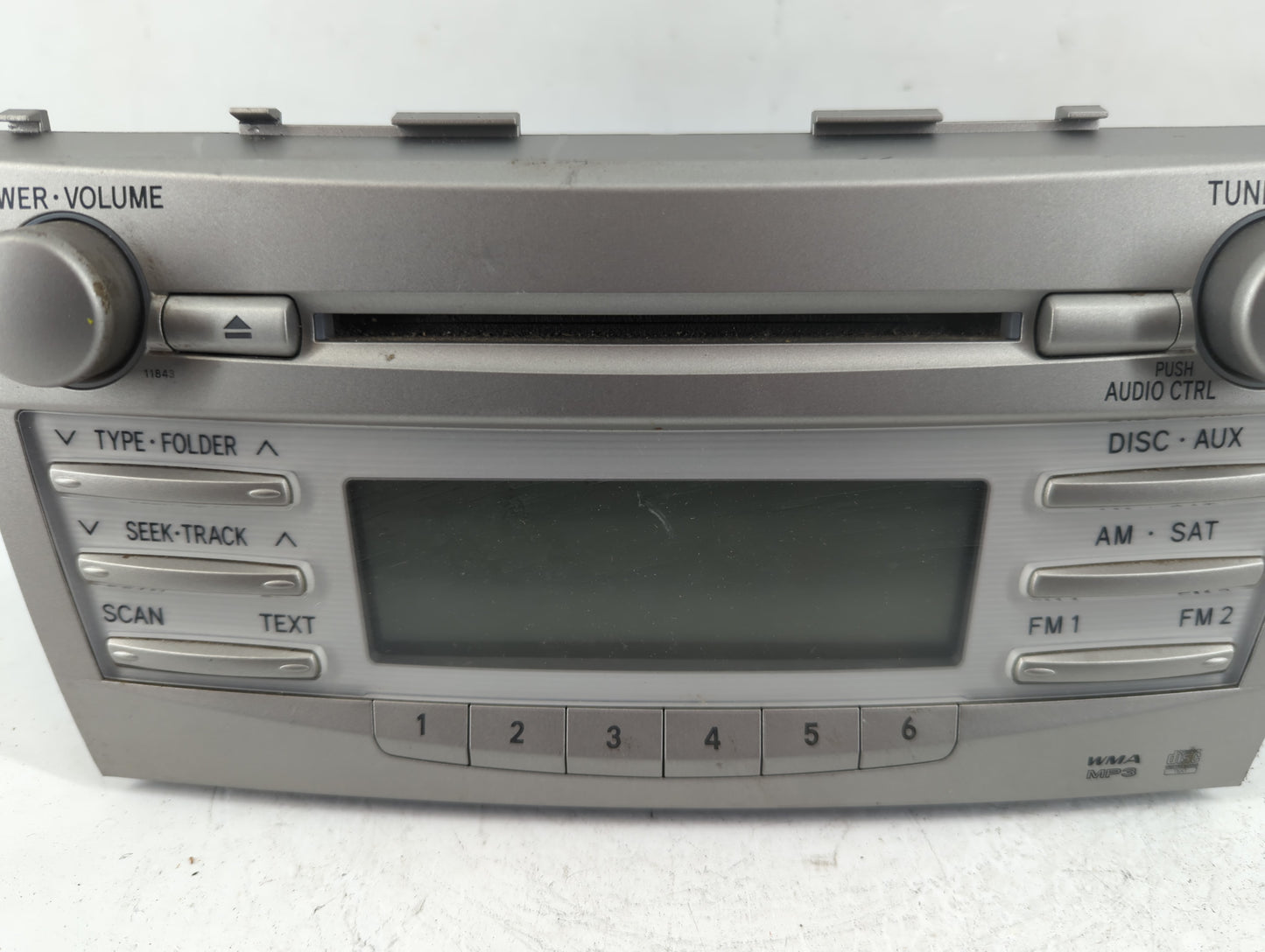 2010-2011 Toyota Camry Radio AM FM Cd Player Receiver Replacement P/N:86120-33D00 Fits Fits 2010 2011 OEM Used Auto Parts - 