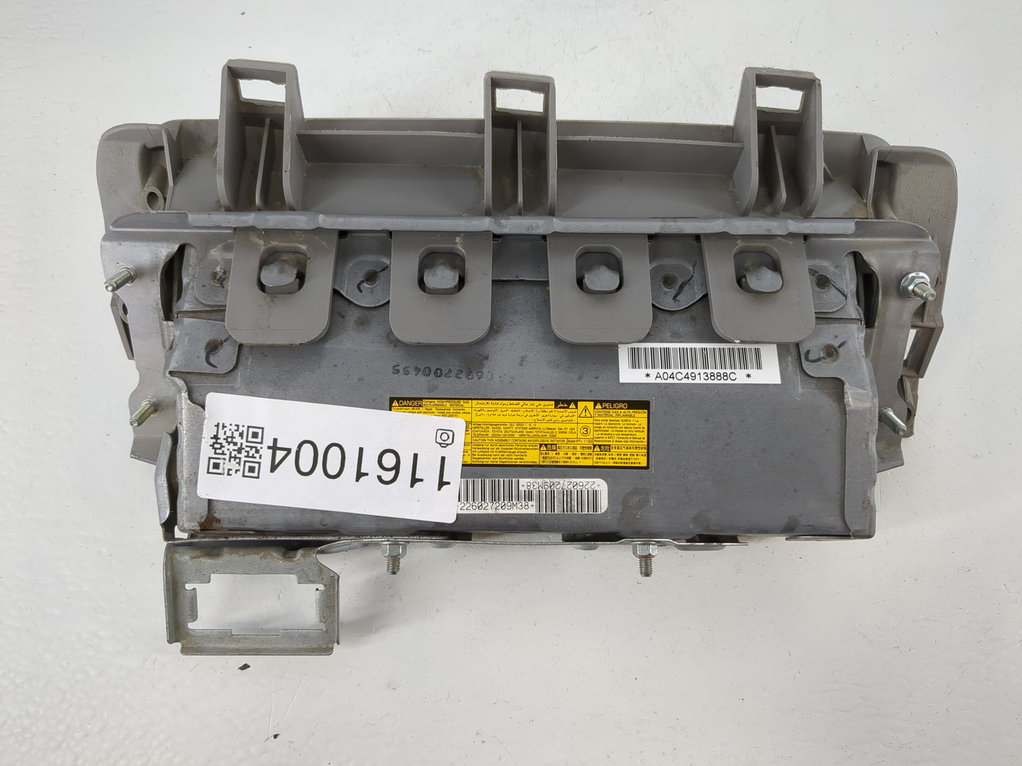2010-2011 Toyota Camry Air Bag Passenger Right Dashboard OEM P/N:226027209M38 Fits Fits 2010 2011 OEM Used Auto Parts - Oemu